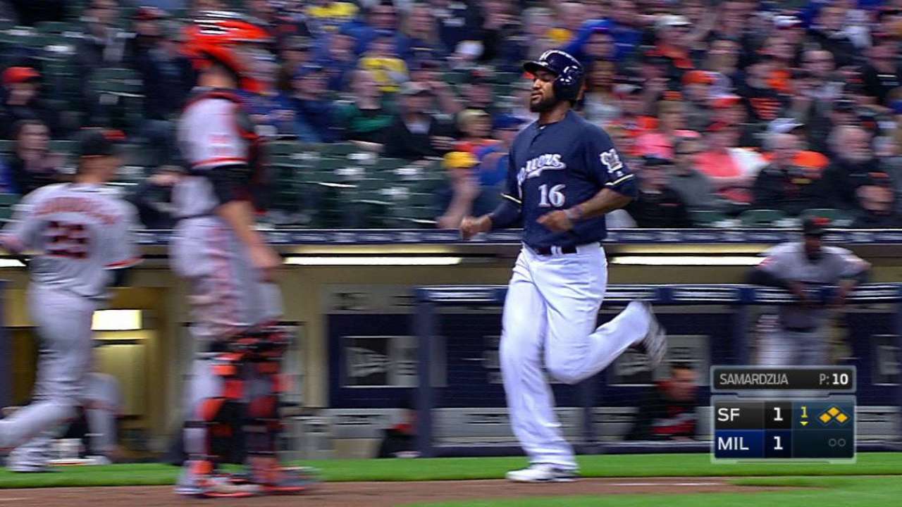 Braun's RBI single