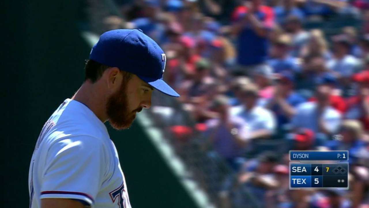 Dyson strands the bases loaded