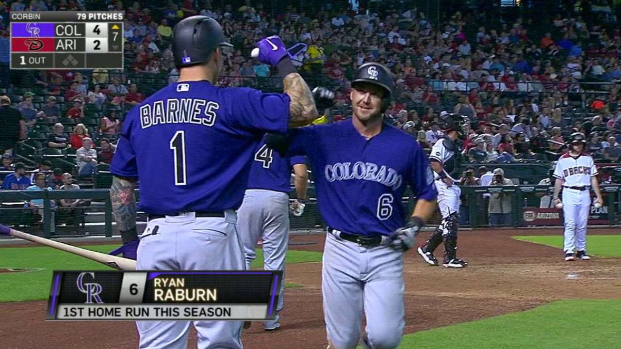 Raburn's solo homer