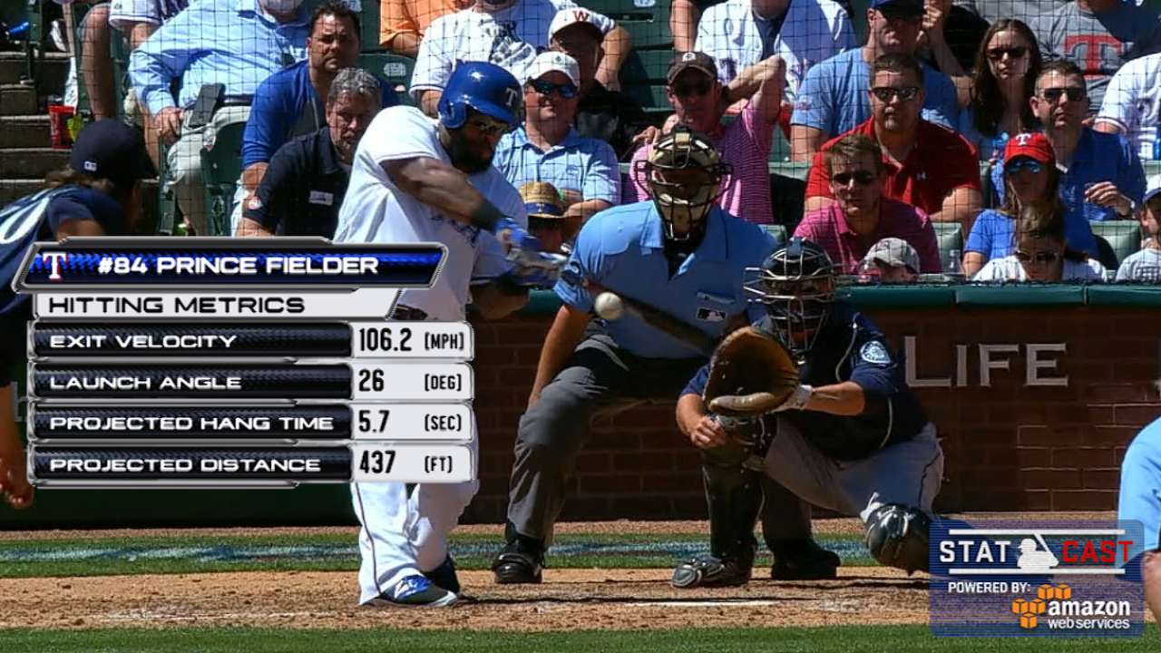 Statcast: Prince's home run