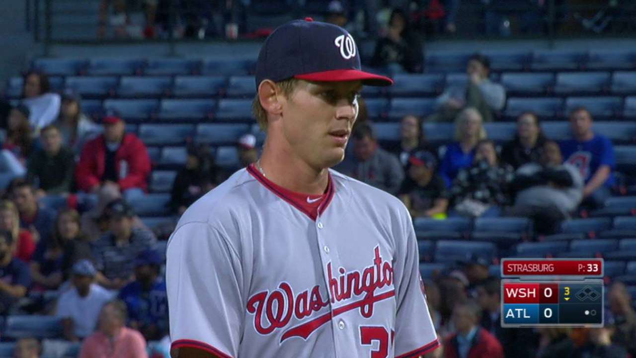 Strasburg breaks Nats record