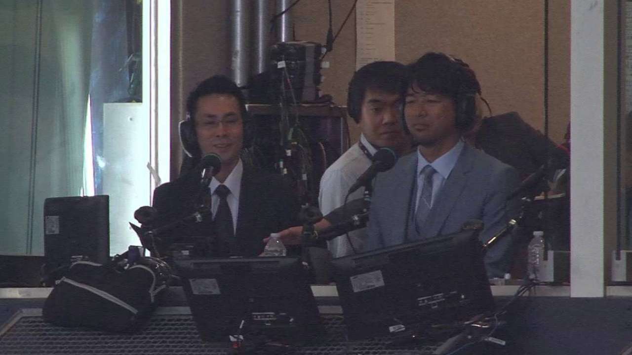 Maeda on Japanese broadcast