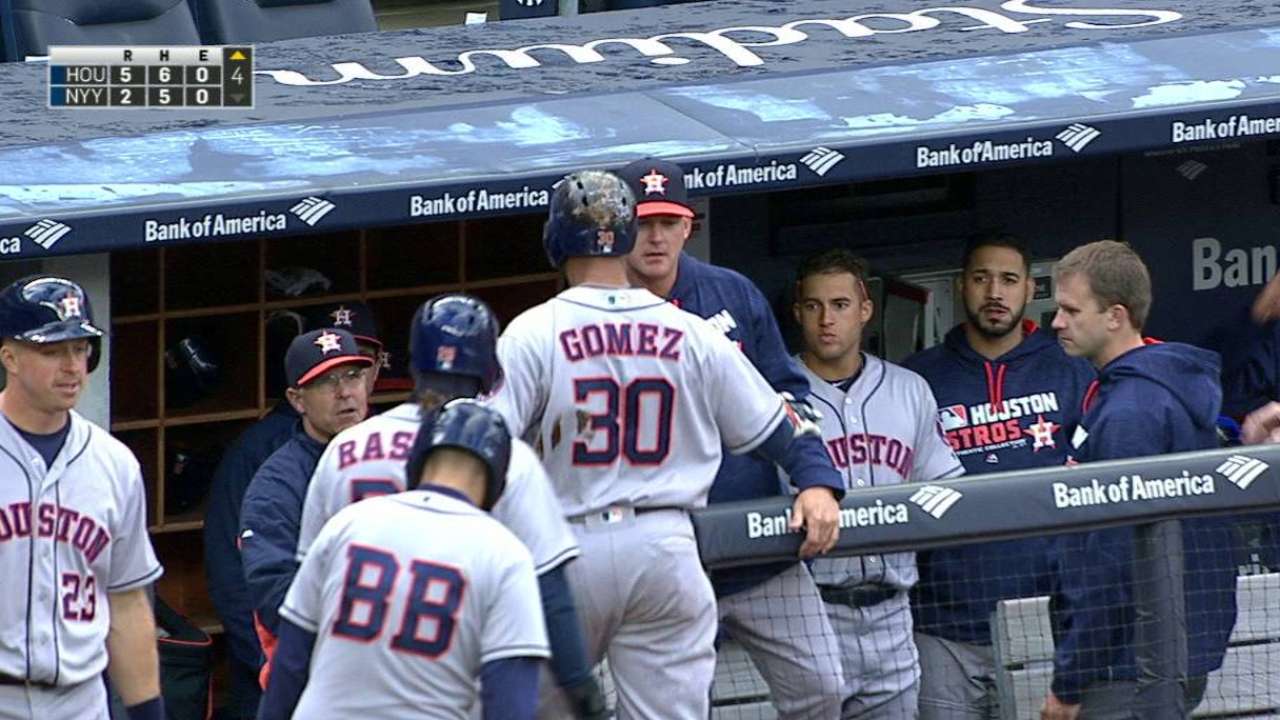 White's two-run single