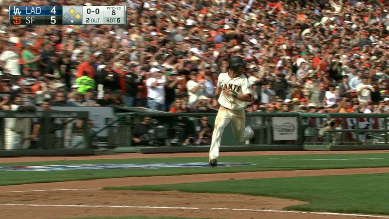 Panik, Posey deflect credit for comeback win