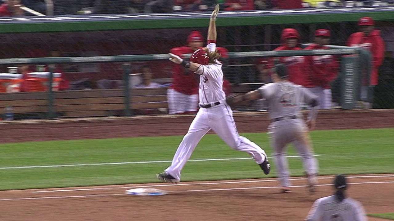 Bour tags out Werth