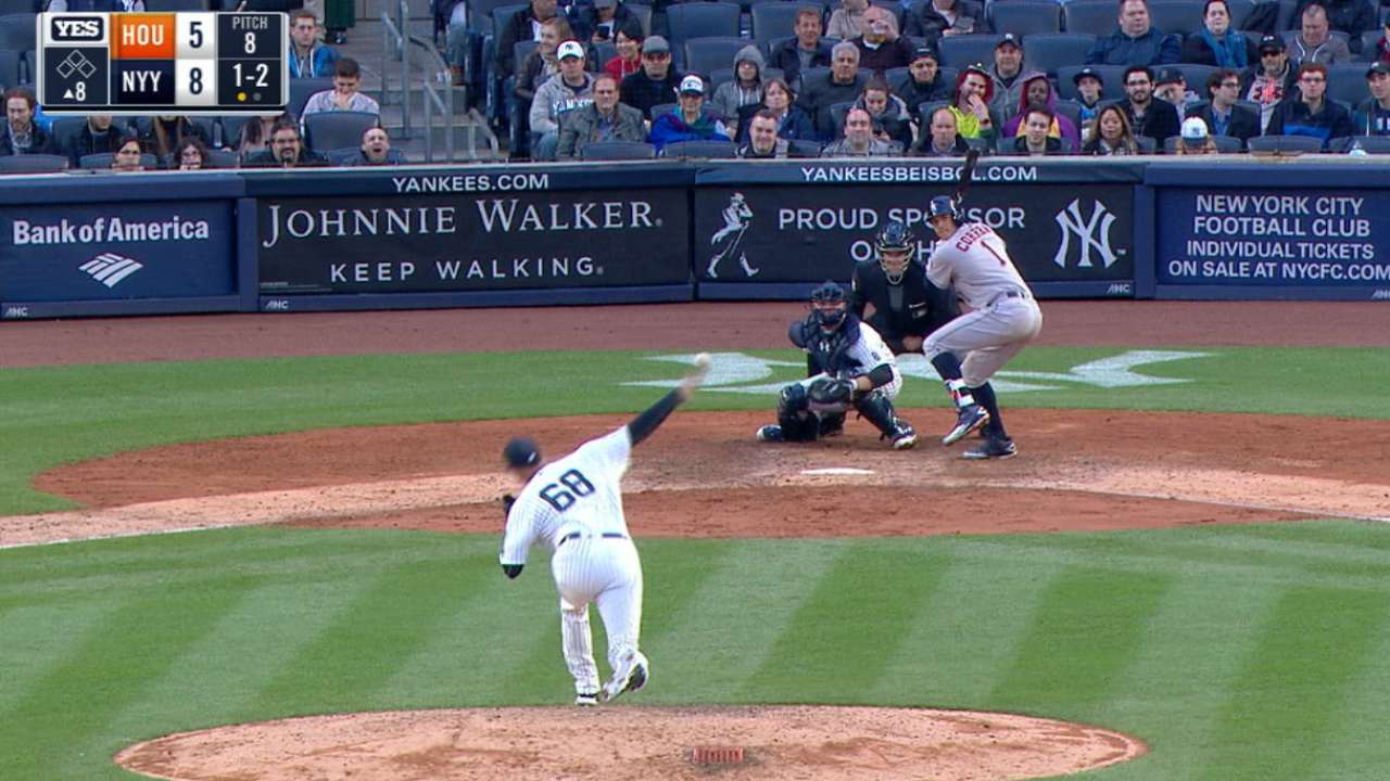 Betances strikes out two