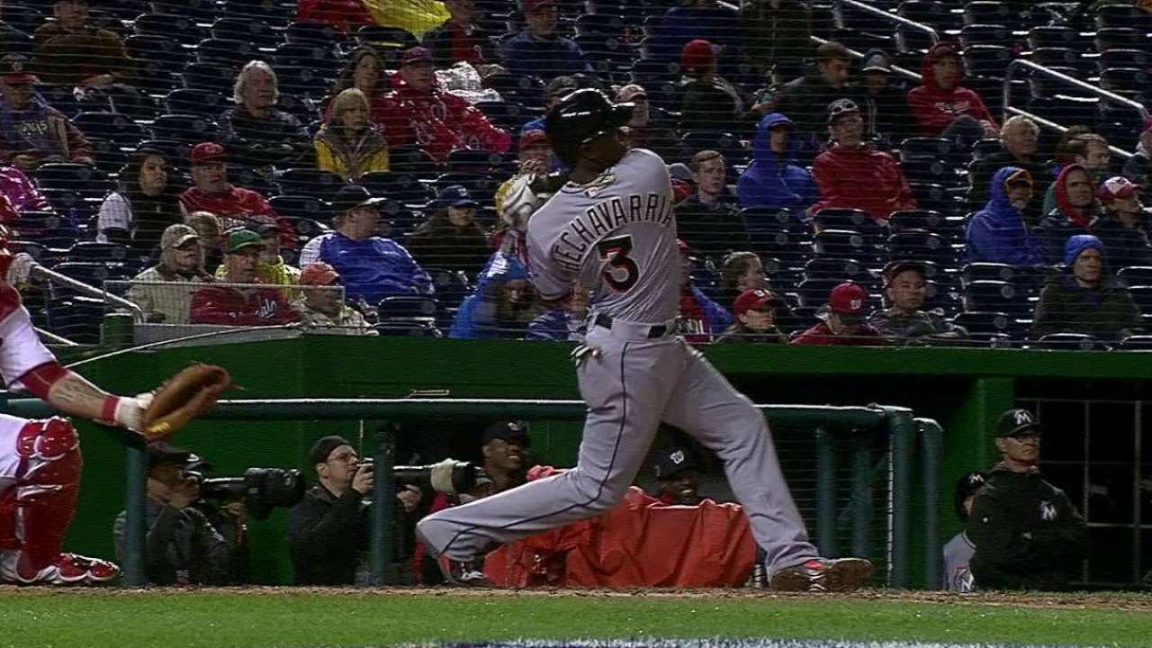 Hechavarria's RBI double