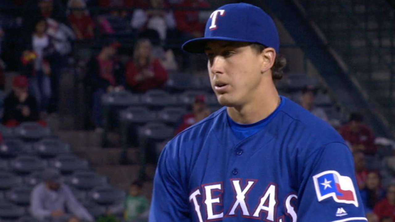 Holland's five strikeouts