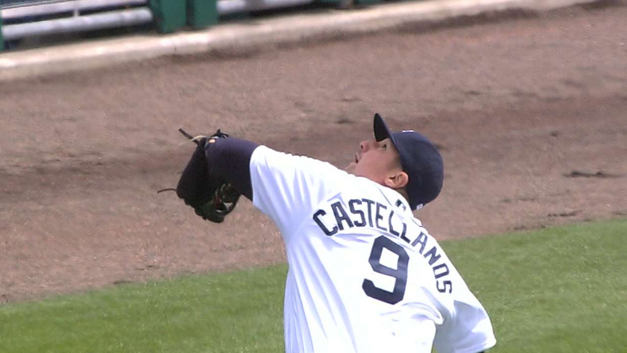Castellanos' nice catch