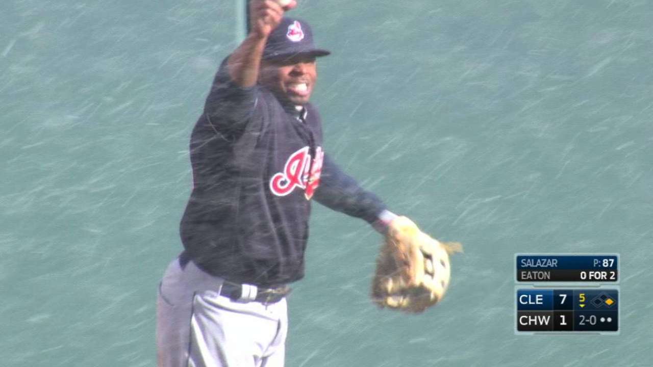 Davis' diving catch in center