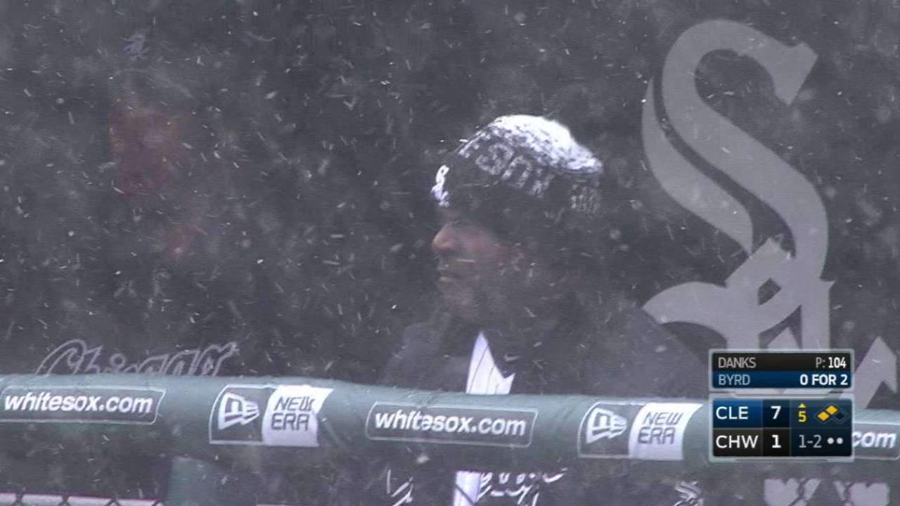 Fans, players endure the snow