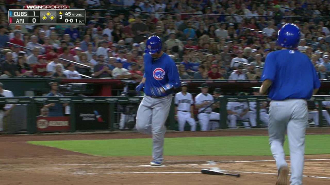 Heyward's walk leads to run
