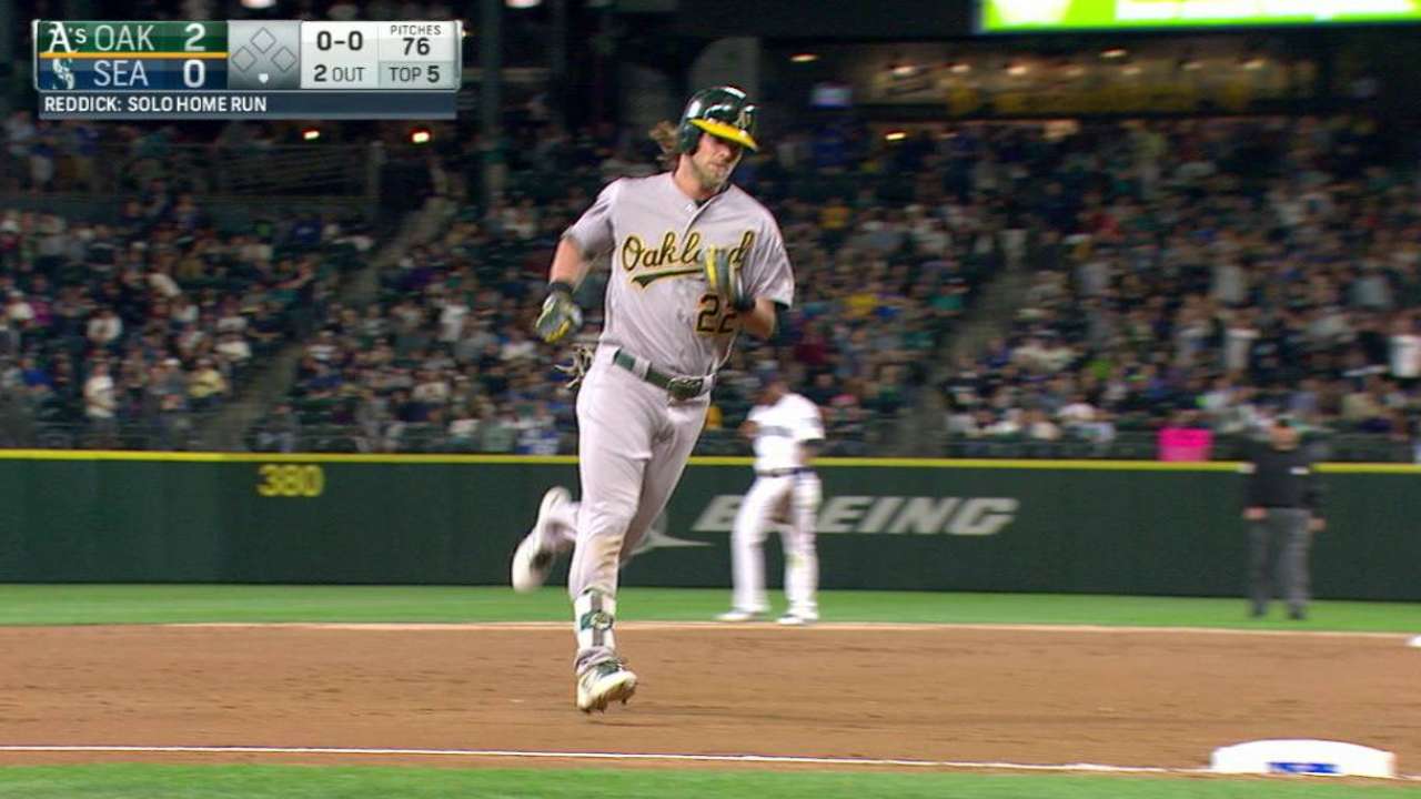 Reddick's solo homer