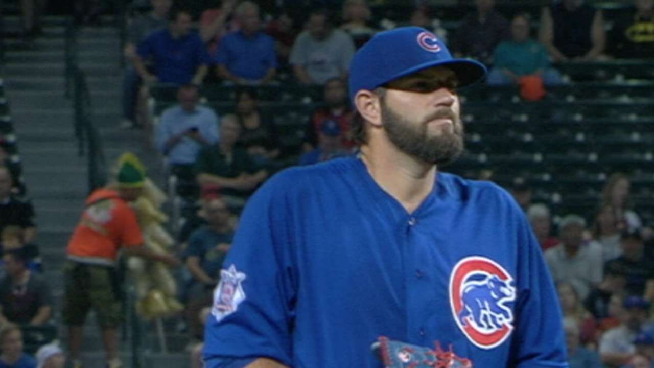 Hammel fans six, allows one run