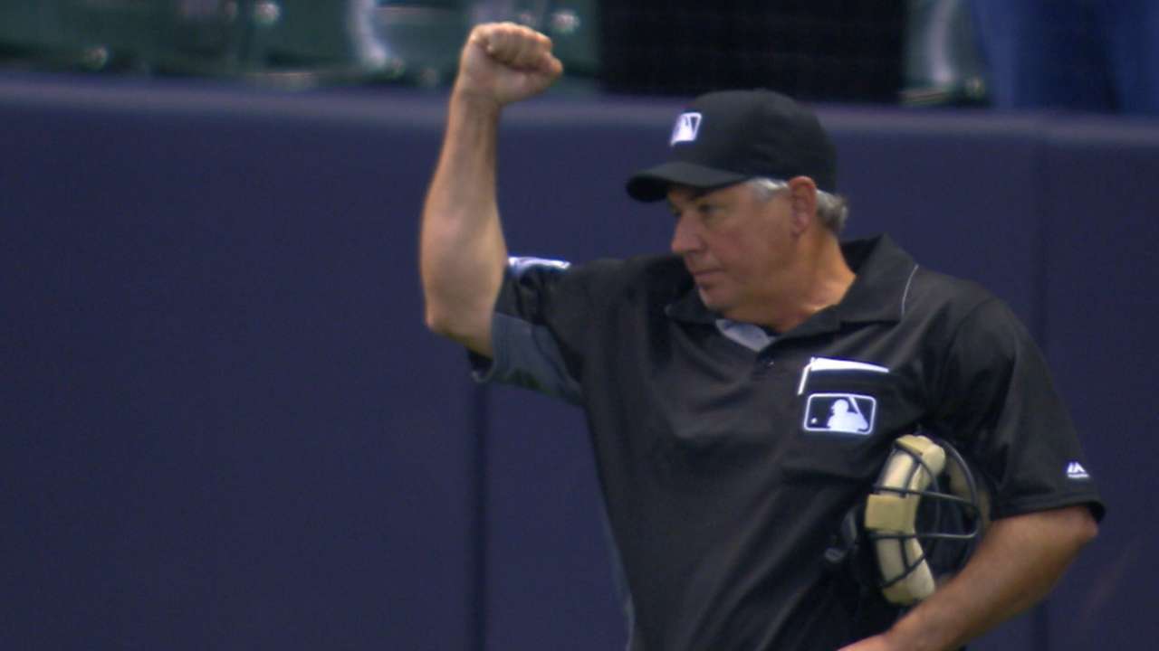 Astros, Brewers on review