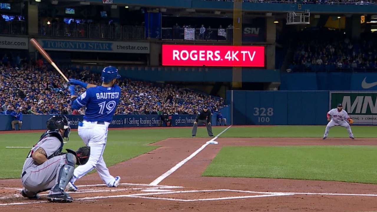 Bautista's two-homer day