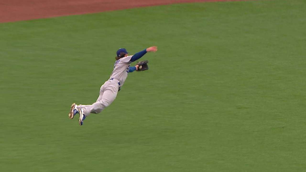 Culberson's diving catch