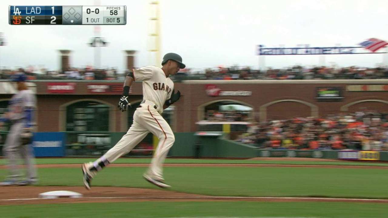 Adrianza's solo shot