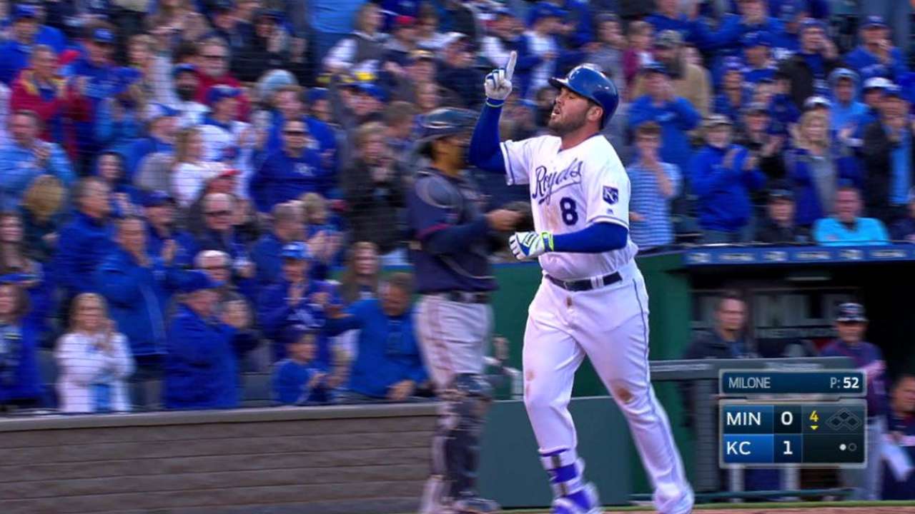 Royals like Moose's approach in No. 2 spot