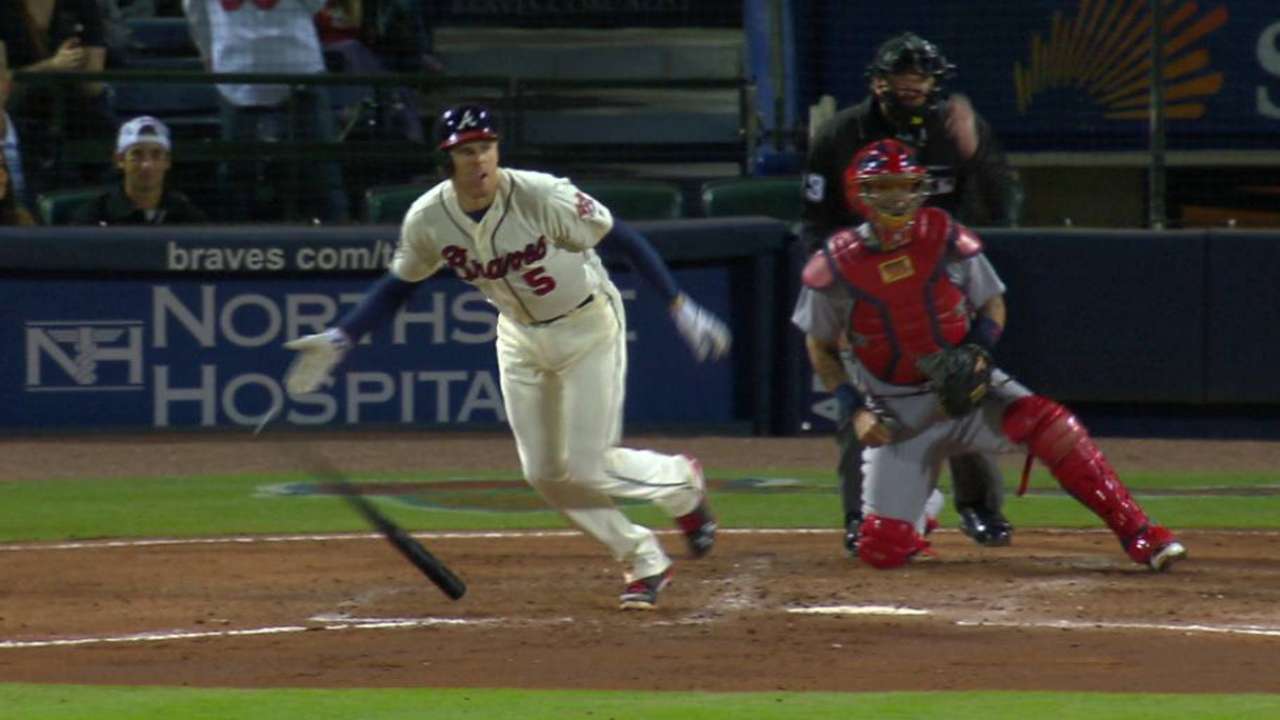 Slumping Freeman doesn't play against Nats