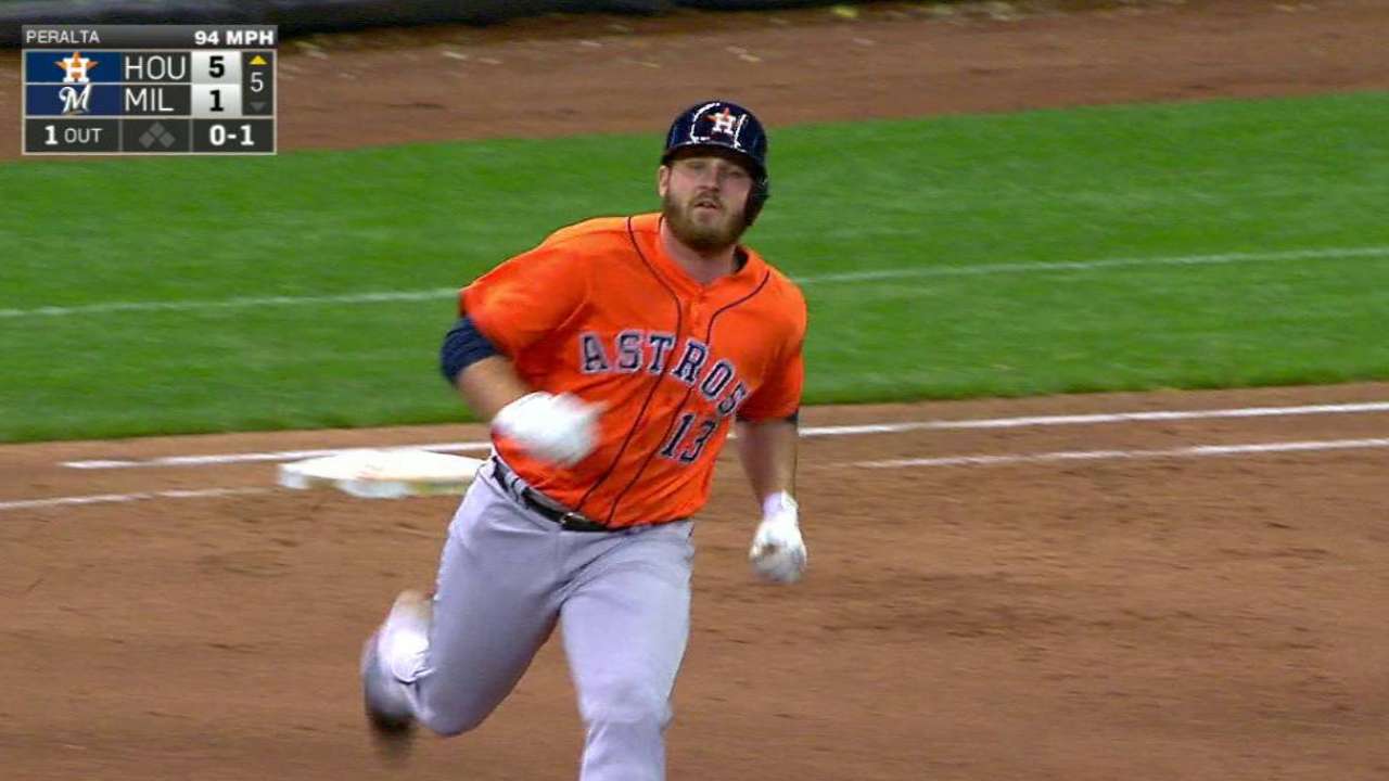 White's back-to-back blast