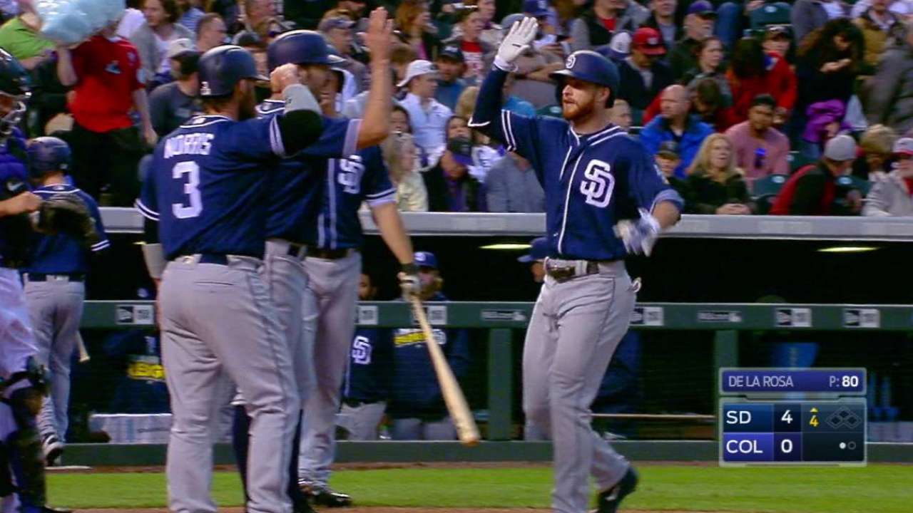 Spangenberg's three-run homer