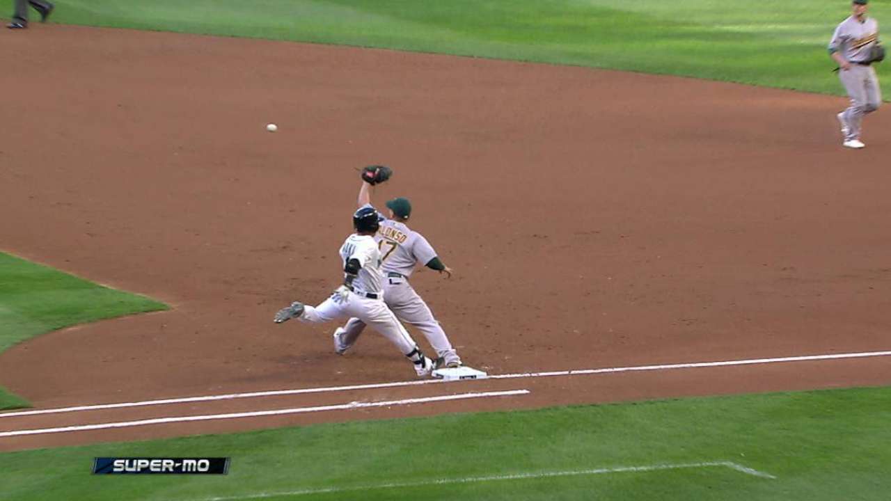 Aoki earns single after review