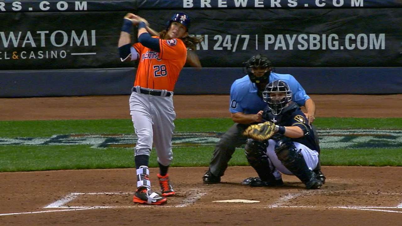 Power of Rasmus, White carries Astros to W