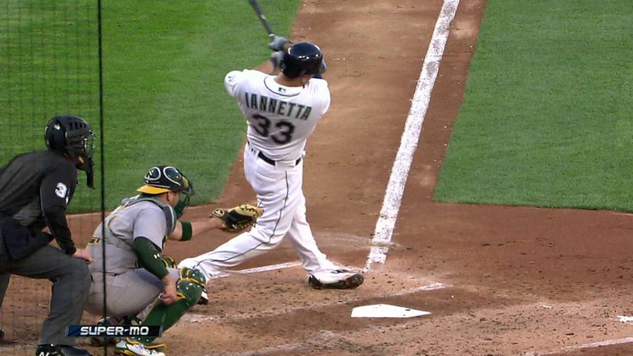 Iannetta's solo swat