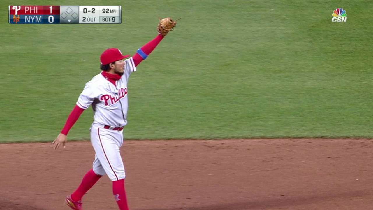Gomez records the save