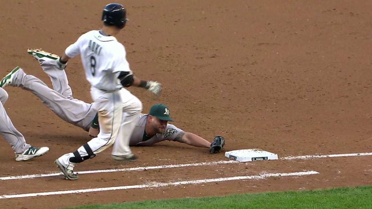 Alonso steps on first to get out