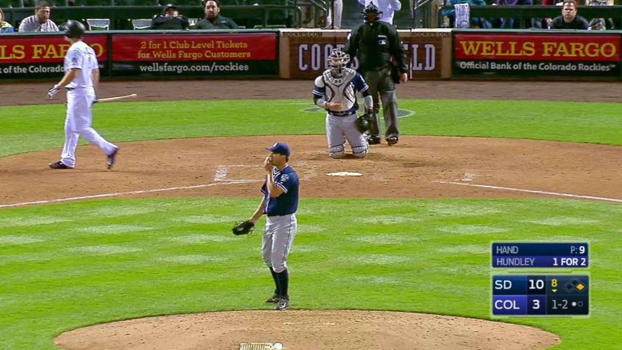 Hand excited for fresh start with Padres