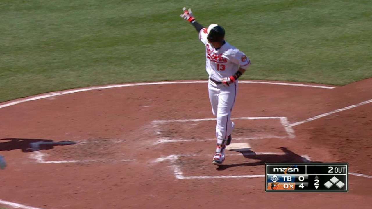 Tarde perfecta de Machado mantiene invicto de Baltimore