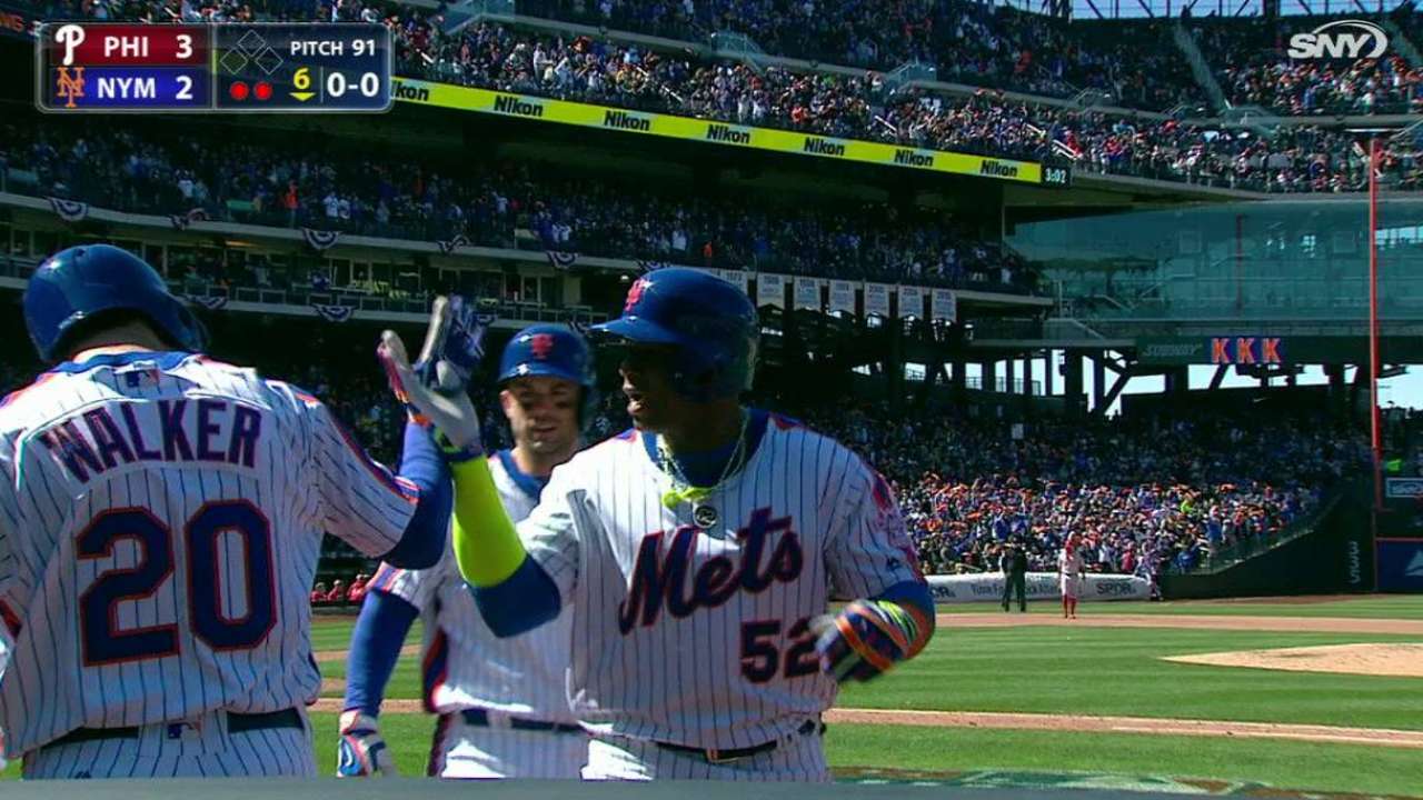 Yoenis Céspedes salió del letargo el domingo por los Mets