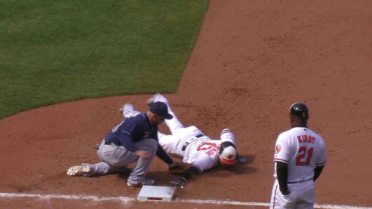 Odorizzi picks off Machado