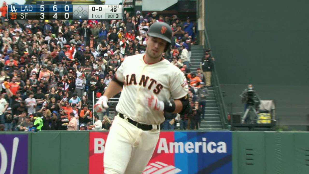 Posey's solo shot
