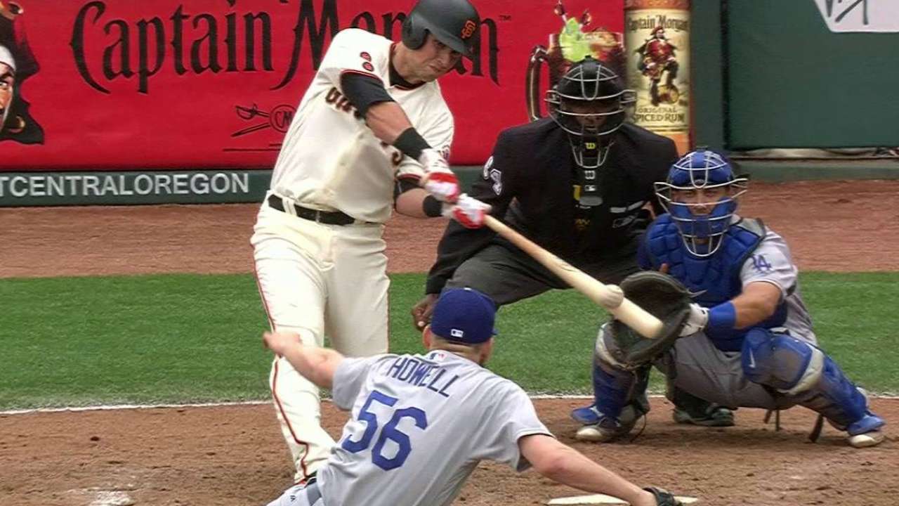 Gigantes remontan para llevarse serie ante Dodgers