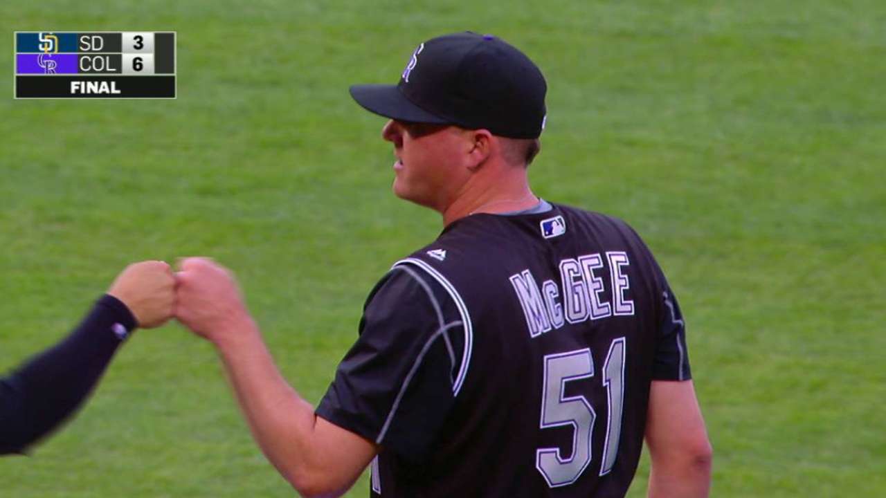 McGee notches the save