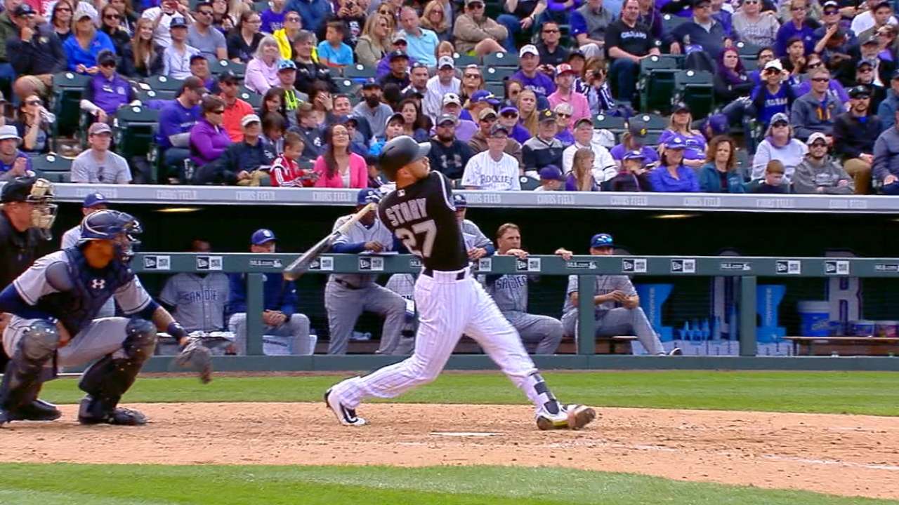 Rockies blast 5 solo HRs to take down Padres