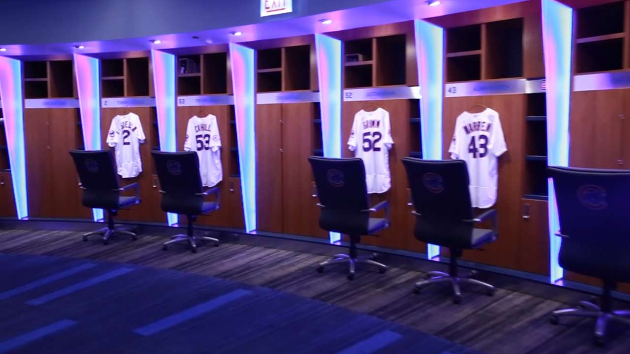 Cubs get look at new clubhouse