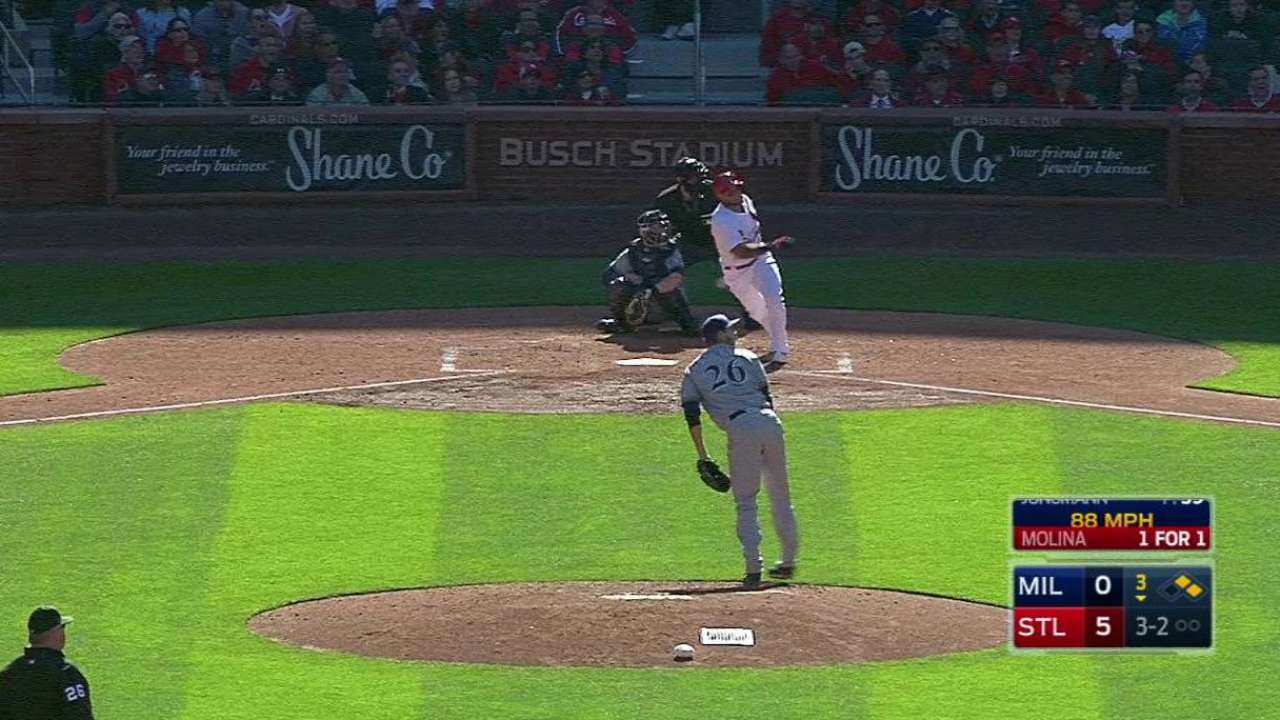 Molina's RBI double