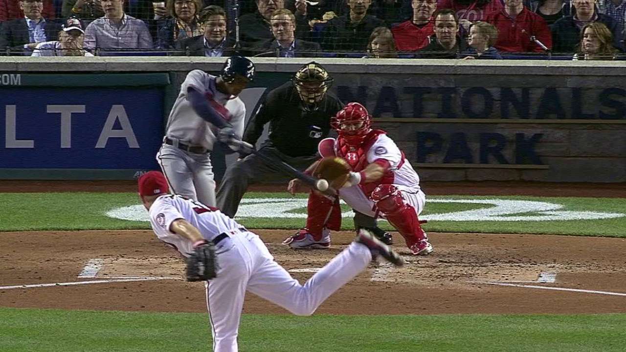 Smith's first MLB hit