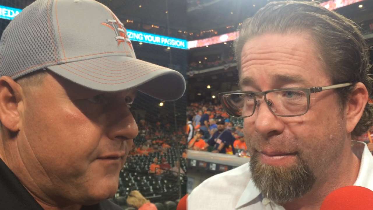 Former Astros at home opener