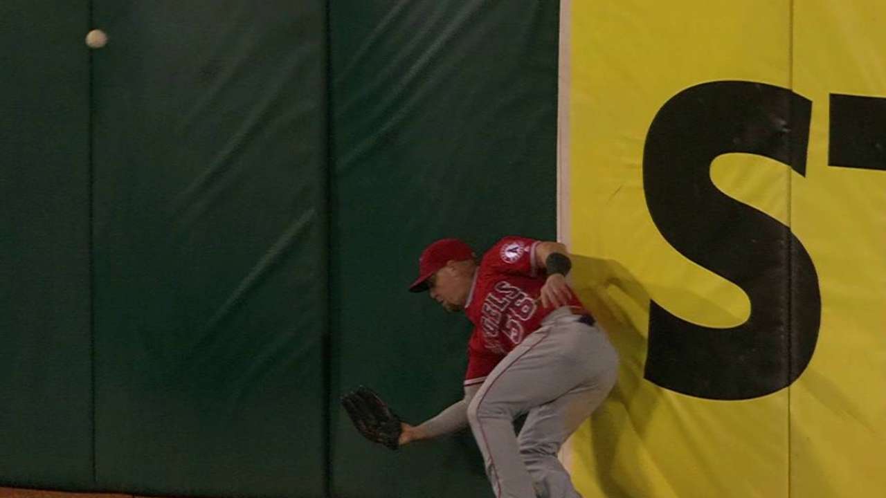 Crisp's stand-up triple