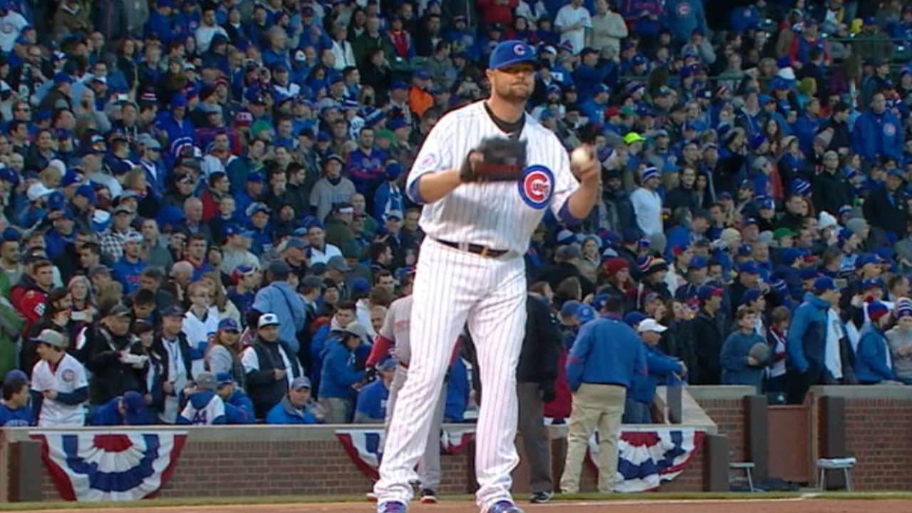 Lester throws six solid innings