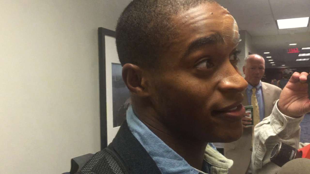 Smith on his MLB debut