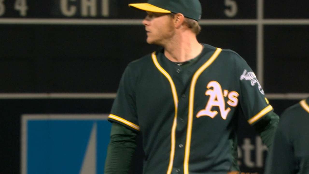 Fateful sixth dooms Gray, A's against Halos