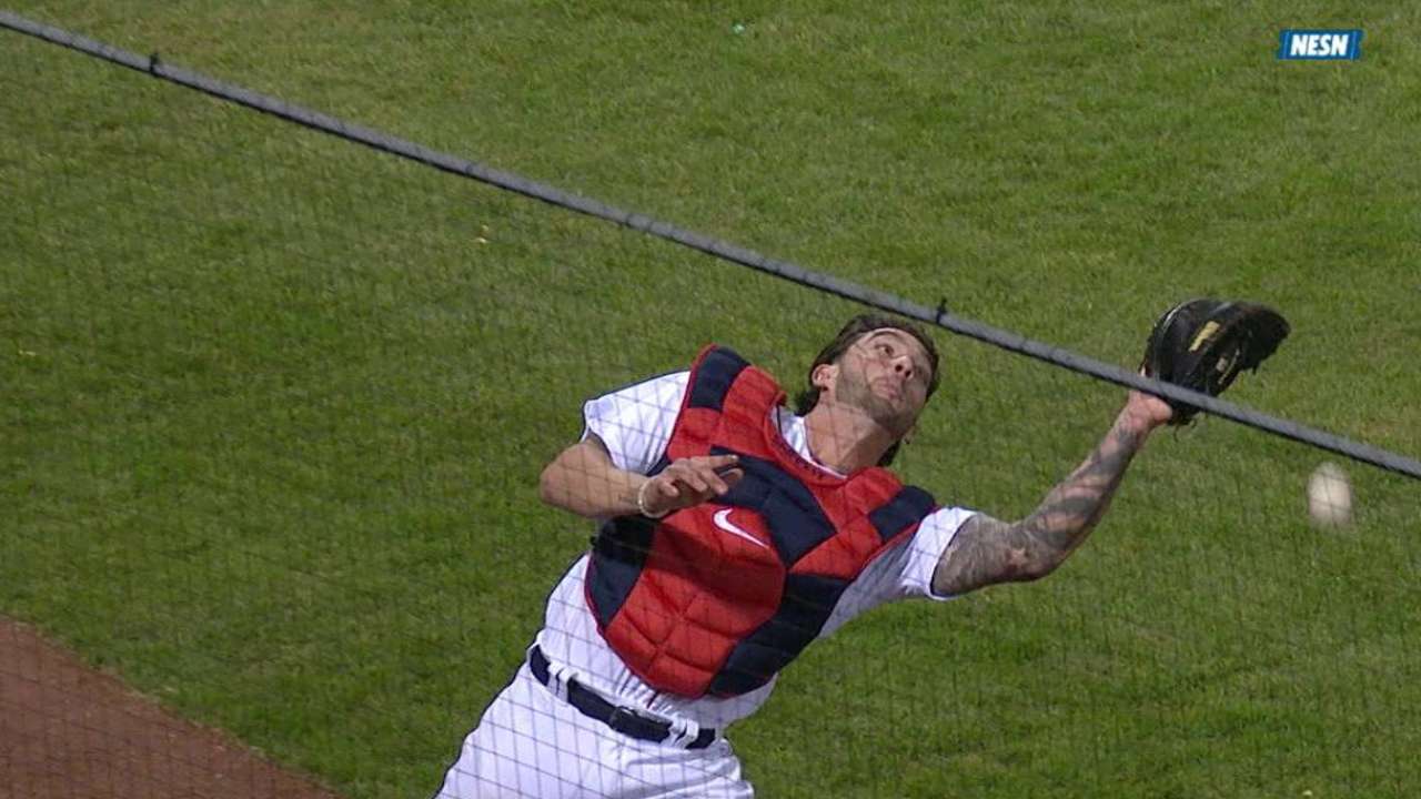 Swihart takes responsibility on missed catch