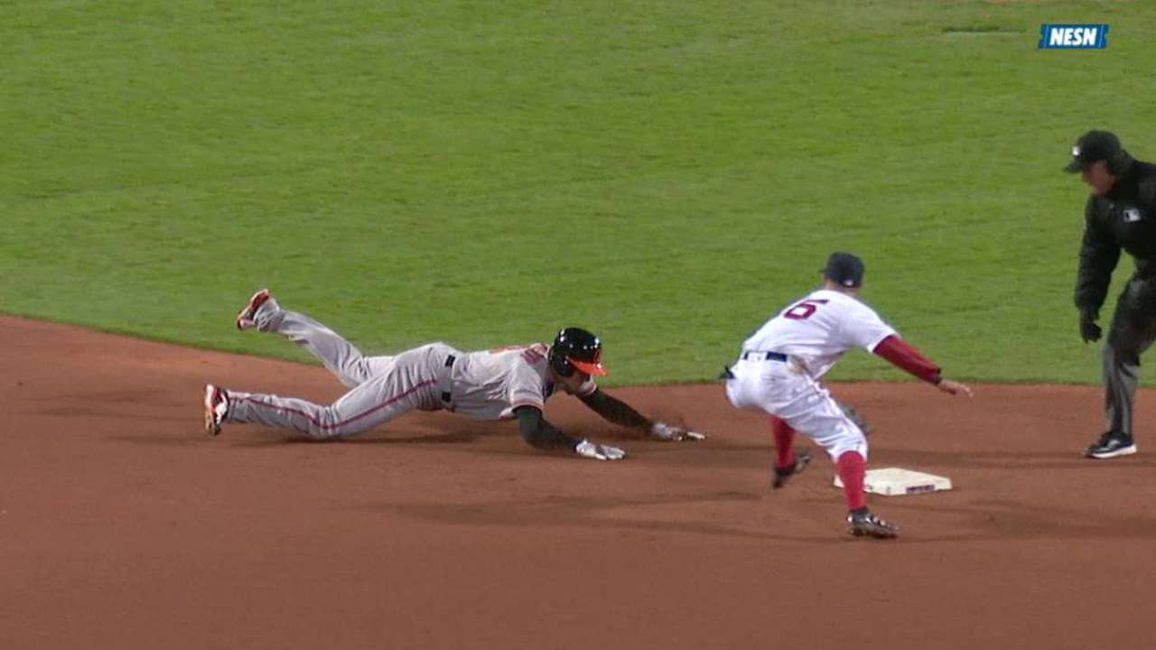 Bradley Jr. throws out Flaherty