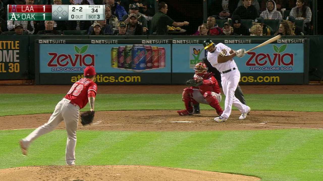 Semien's solo homer